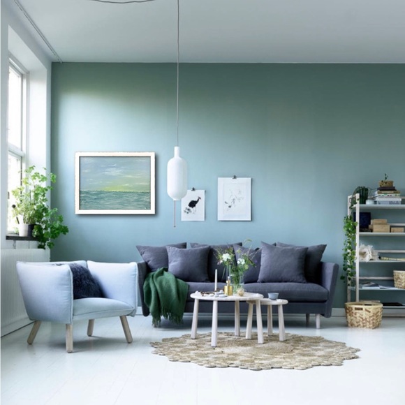 Original Textured Acrylic Abstract Landscape Painting 18x24x5/8 Stretched Canvas - Picture 7 of 10